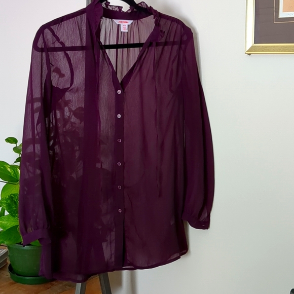 Joe Fresh Silk Blouse - Picture 1 of 3